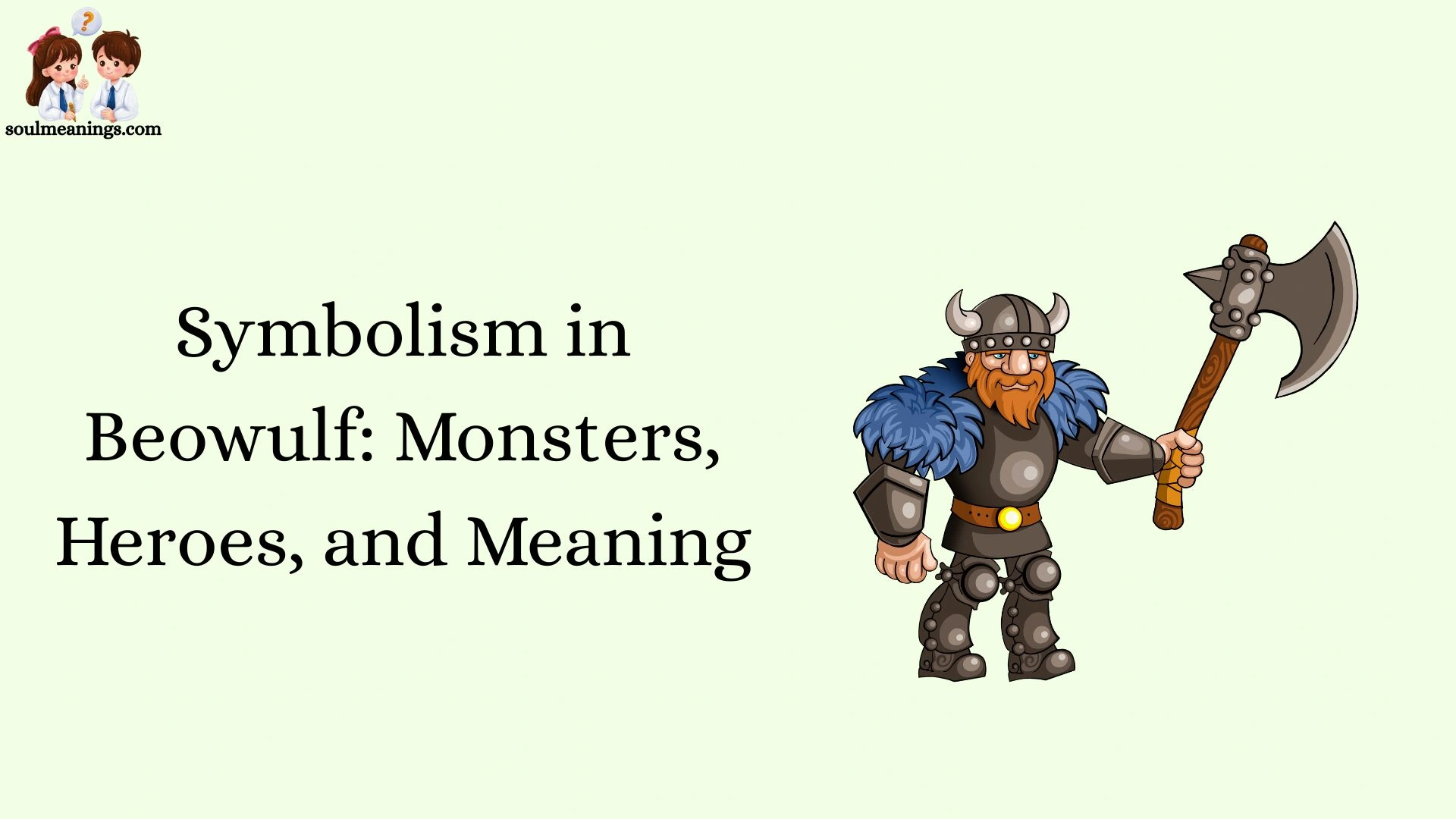 Symbolism in Beowulf: Monsters, Heroes, and Meaning