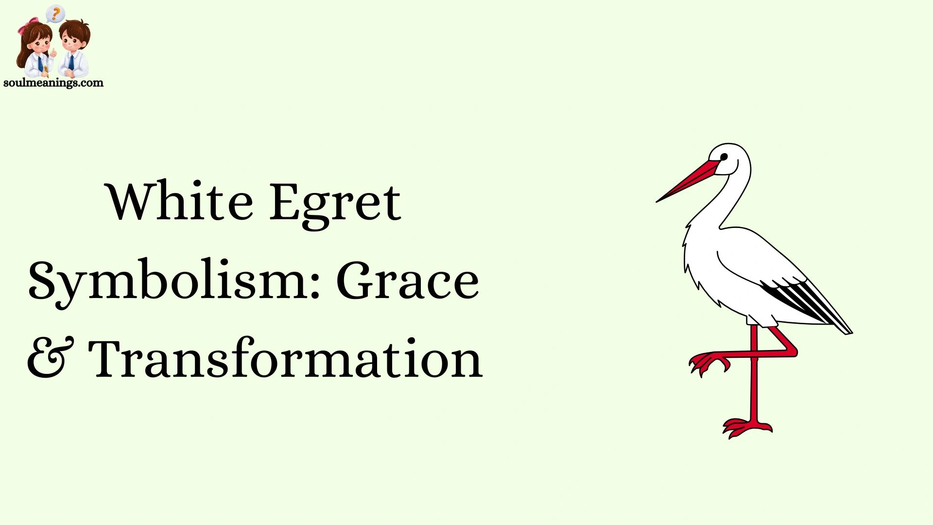 White Egret Symbolism: Grace & Transformation