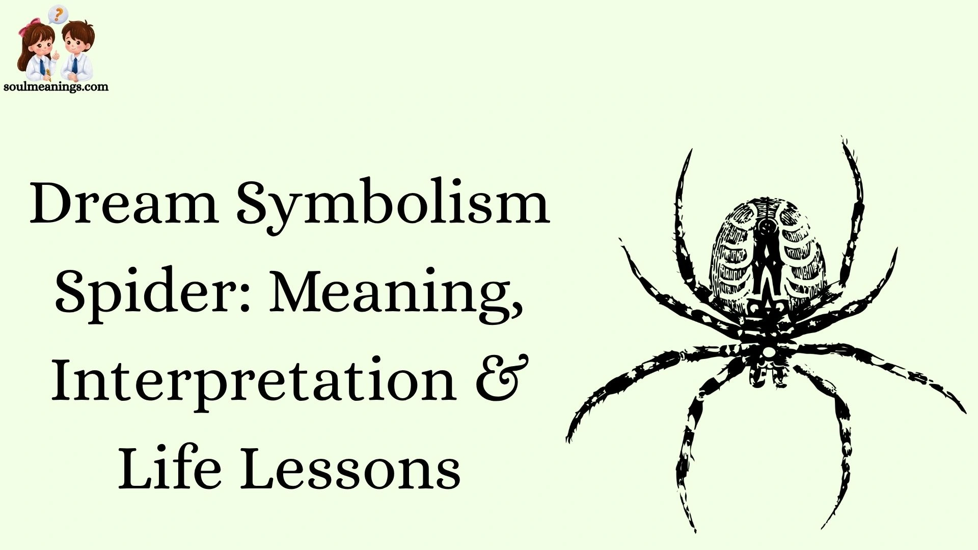 Dream Symbolism Spider: Meaning, Interpretation & Life Lessons