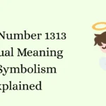Angel Number 1313 Spiritual Meaning and Symbolism Explained