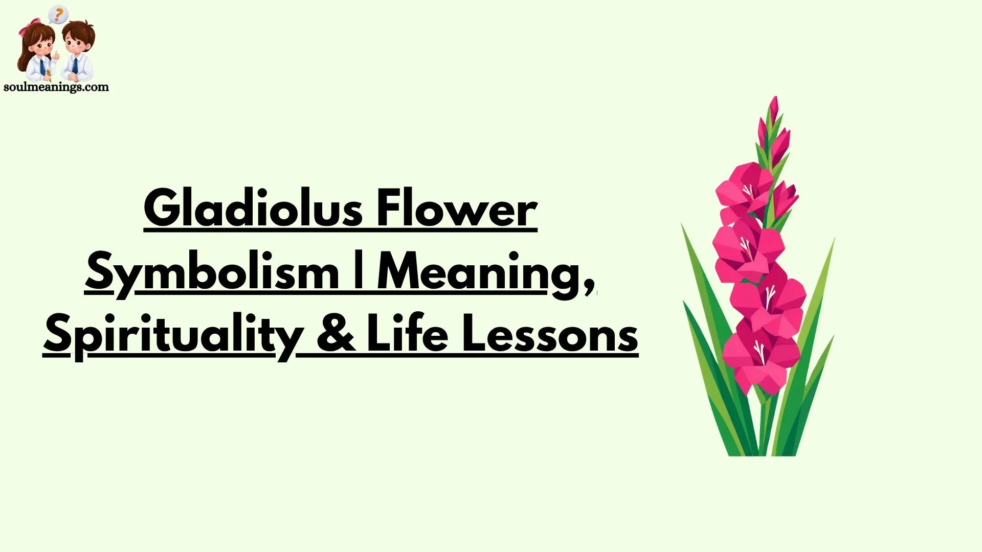 Gladiolus Flower Symbolism