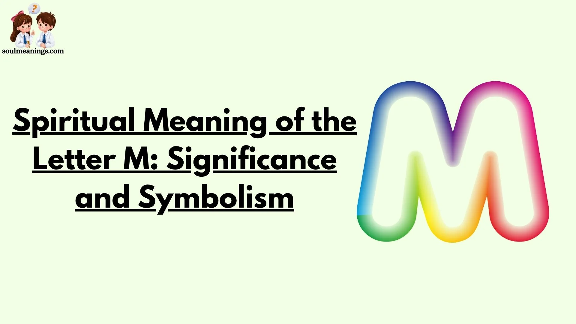 Spiritual Meaning of the Letter M