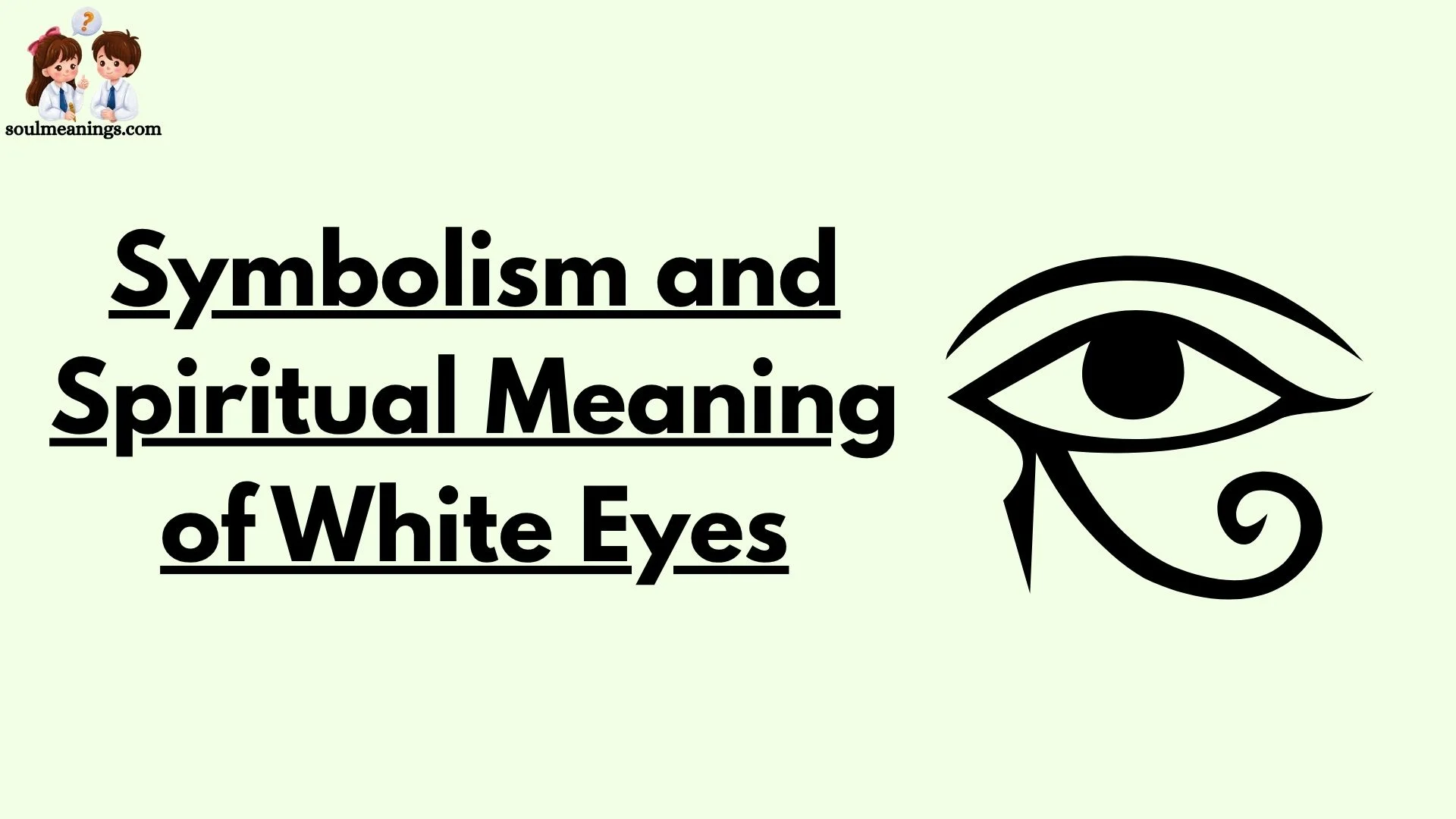 Symbolism and Spiritual Meaning of White Eyes