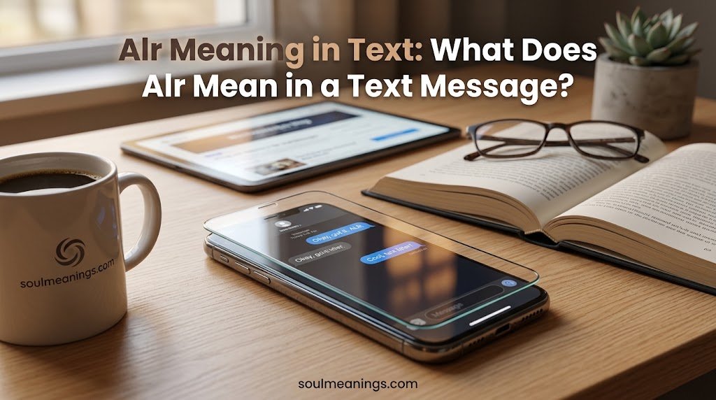 Alr Meaning in Text