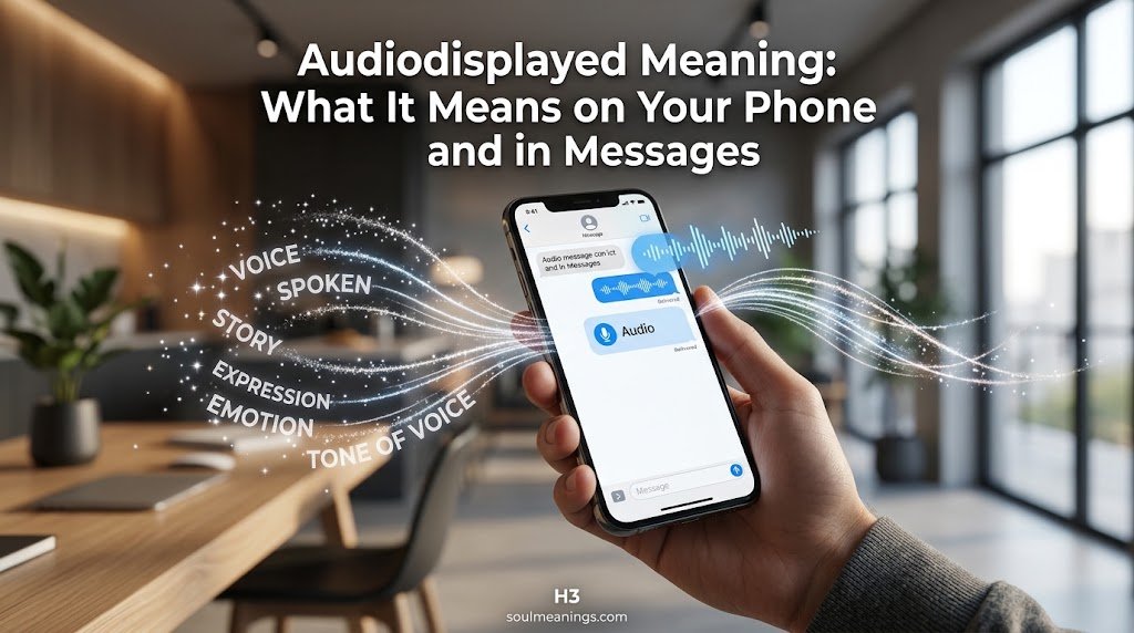 Audiodisplayed Meaning