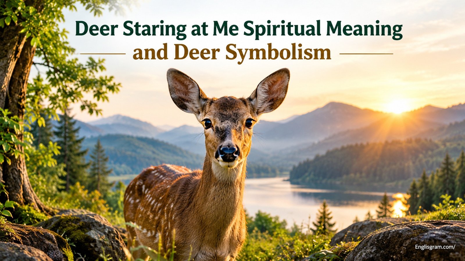 Deer Staring at Me Spiritual Meaning