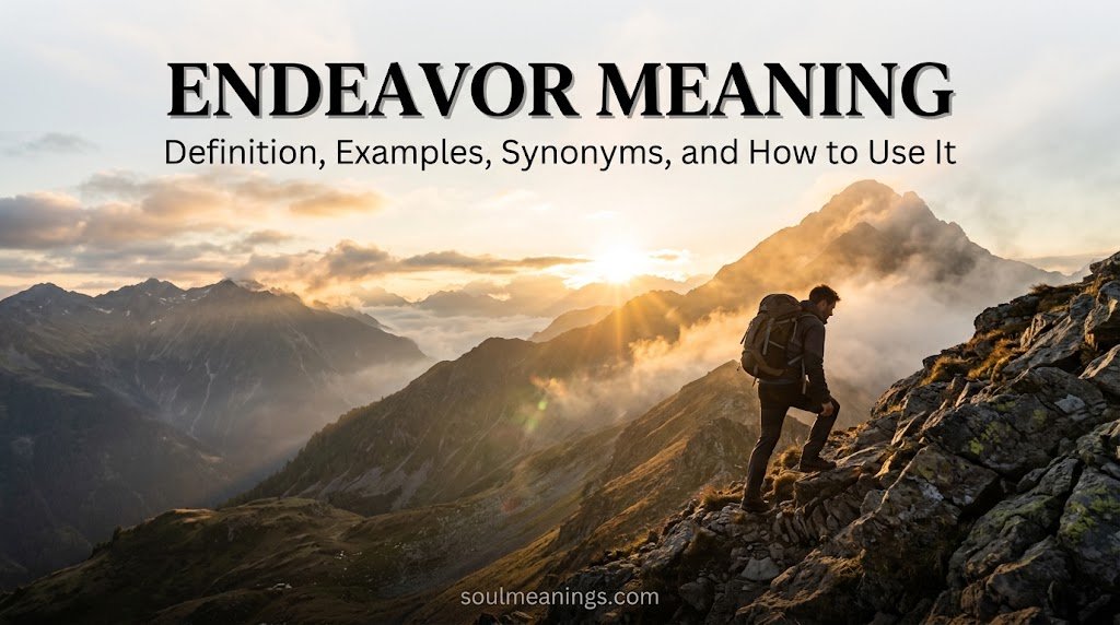 Endeavor Meaning