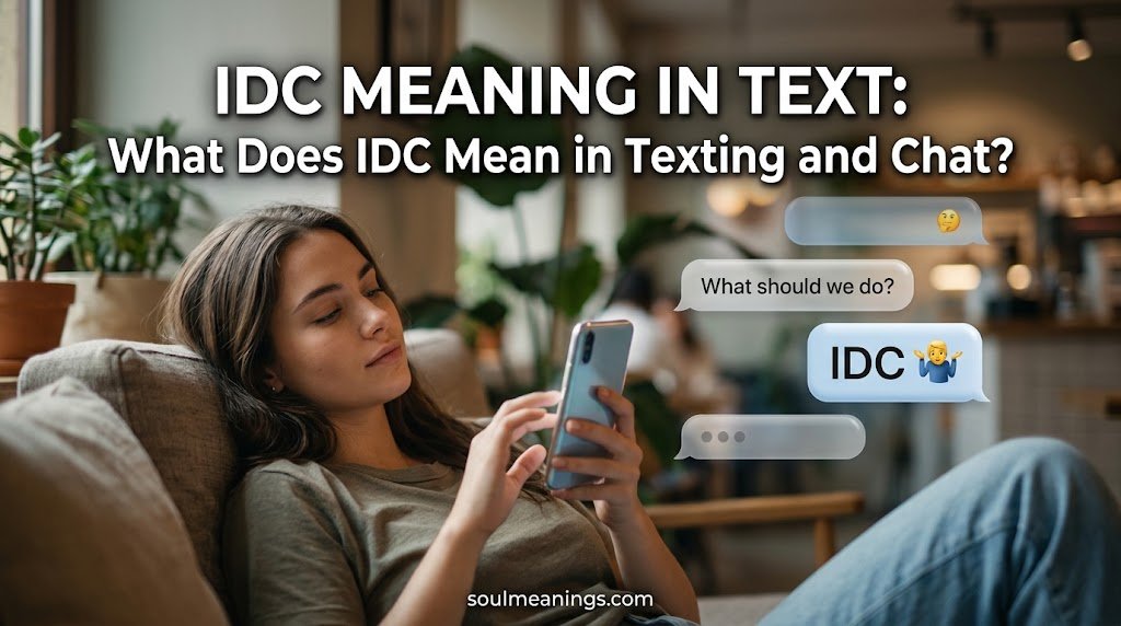 IDC Meaning in Text