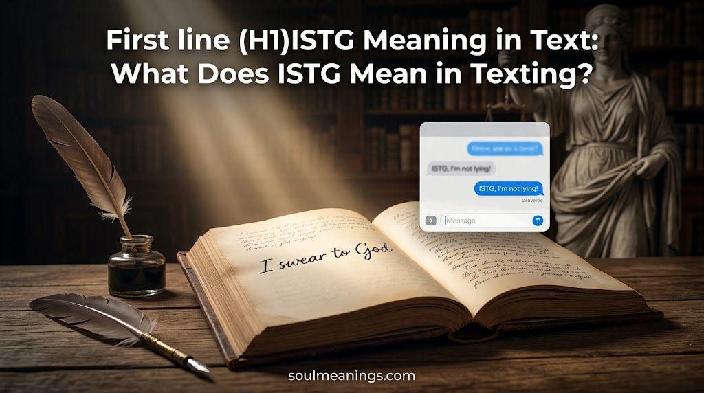 ISTG Meaning in Text