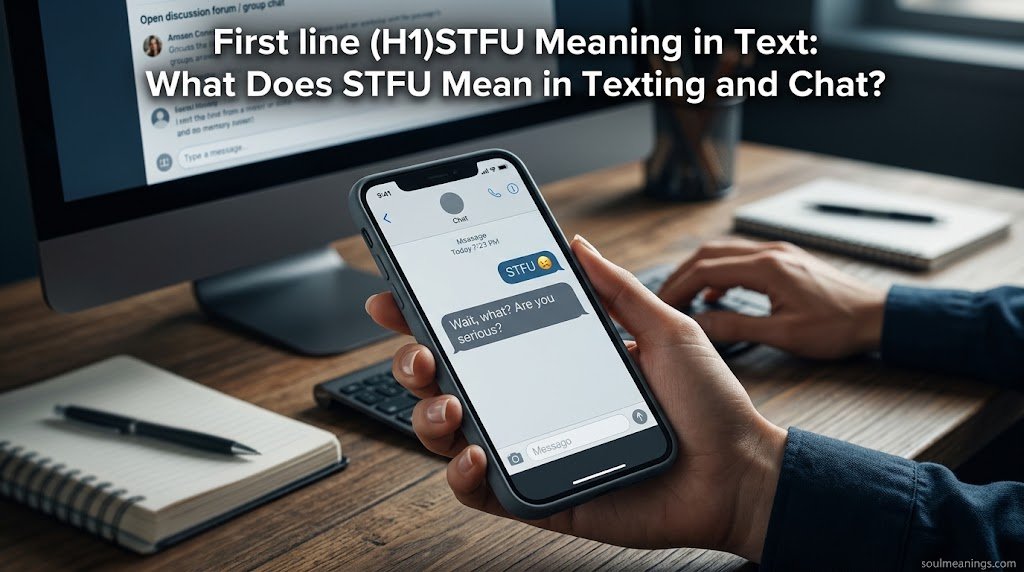 STFU Meaning in Text