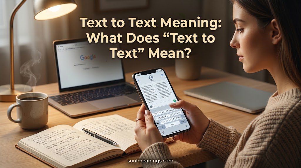 Text to Text Meaning