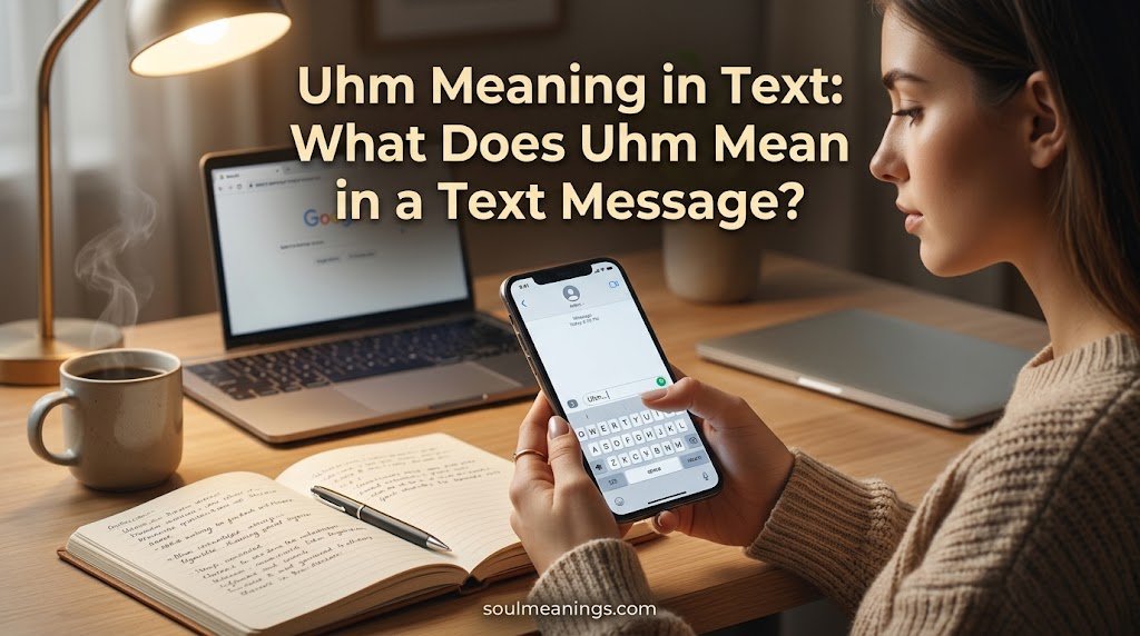 Uhm Meaning in Text