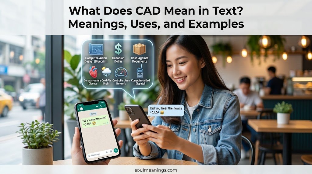 What Does CAD Mean in Text