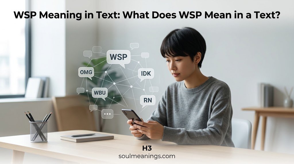 WSP Meaning in Text
