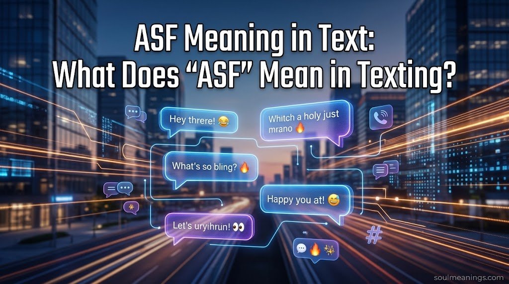ASF Meaning in Text