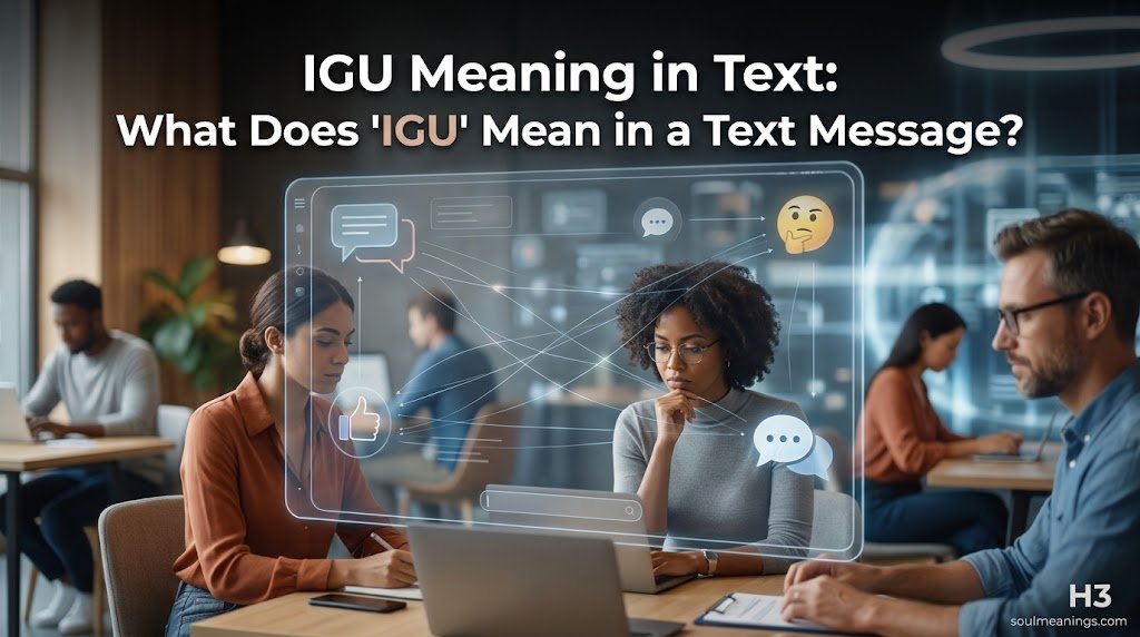 IGU Meaning in Text